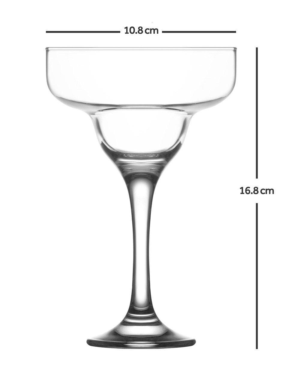 Copa para margarita de vidrio