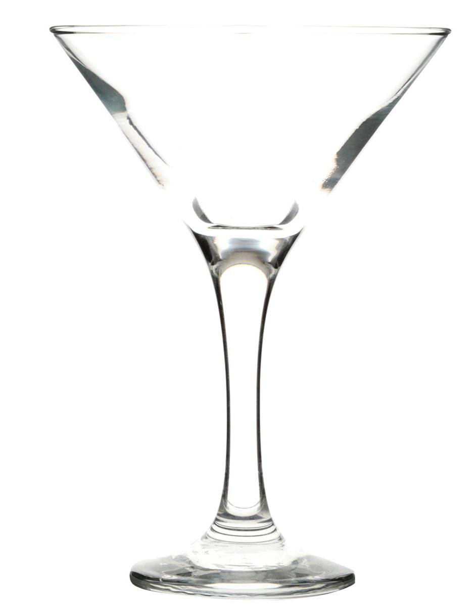 Copa para martini de vidrio