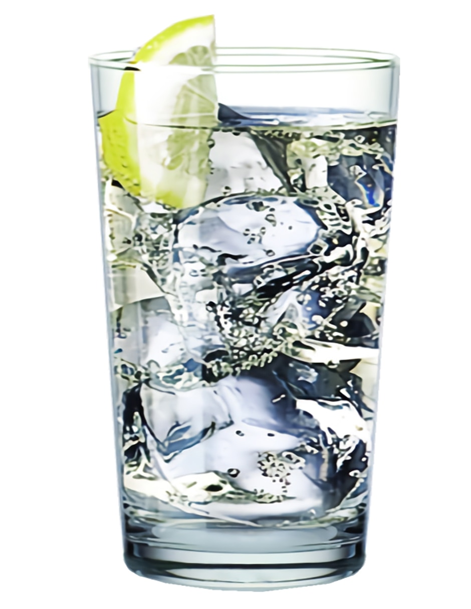Vaso cooler de vidrio