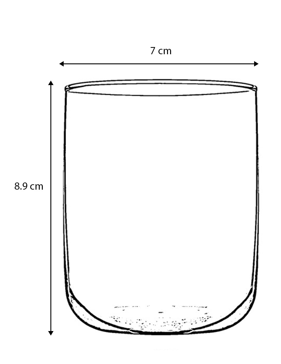 Vaso old fashion de vidrio 4