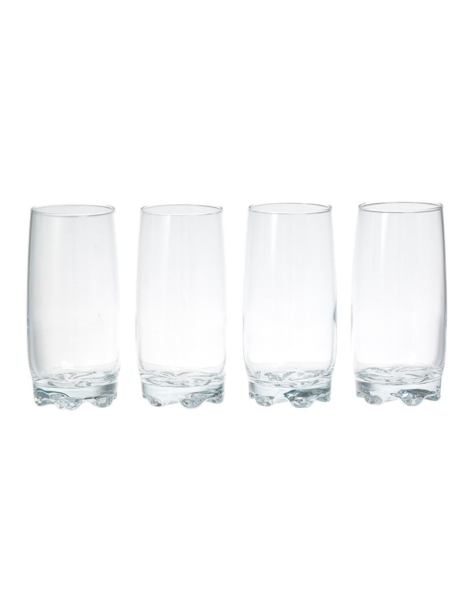 Set de vasos para agua Haus Basis de vidrio con 12 piezas