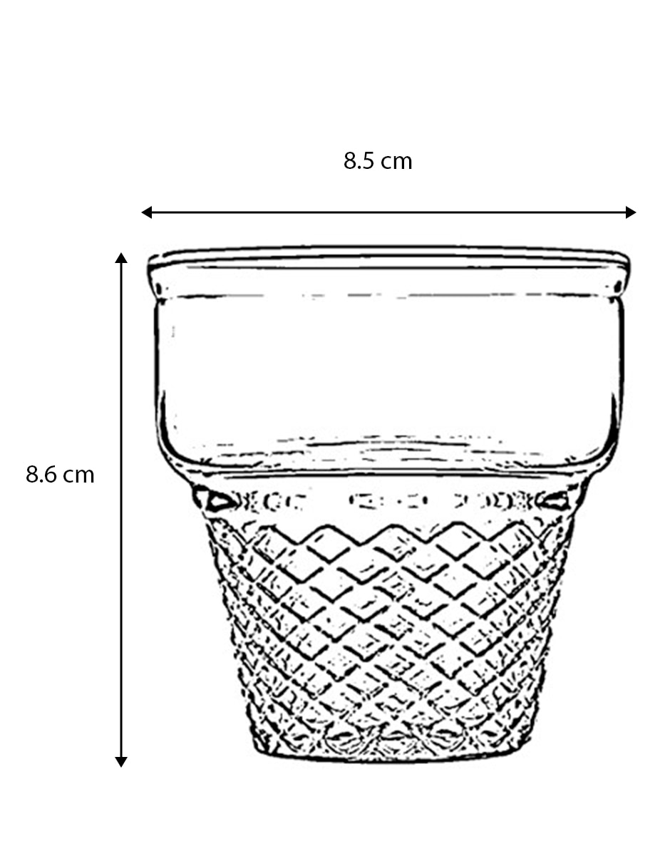 Vaso para agua Pasabahce de vidrio 6
