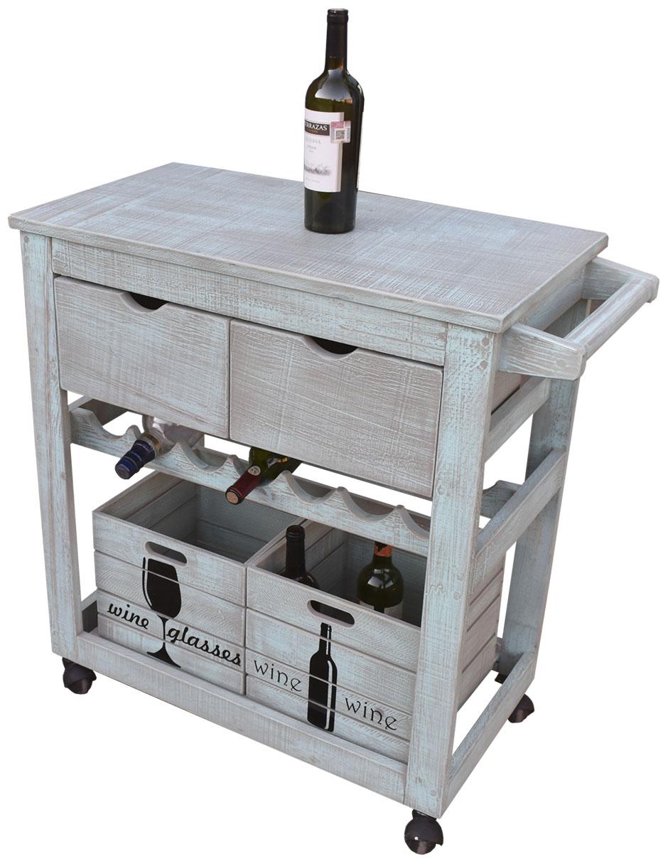 Carro de servicio Bar Vintage con Cava 4