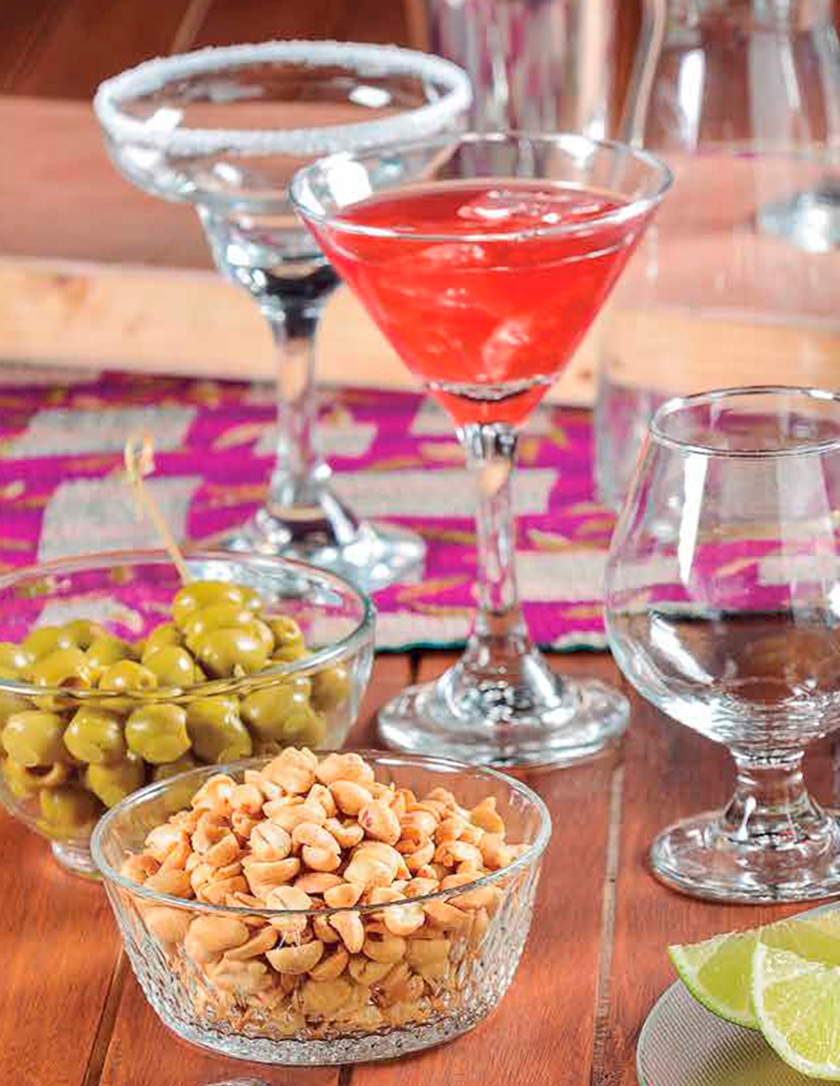 Copa para martini Versalles de vidrio