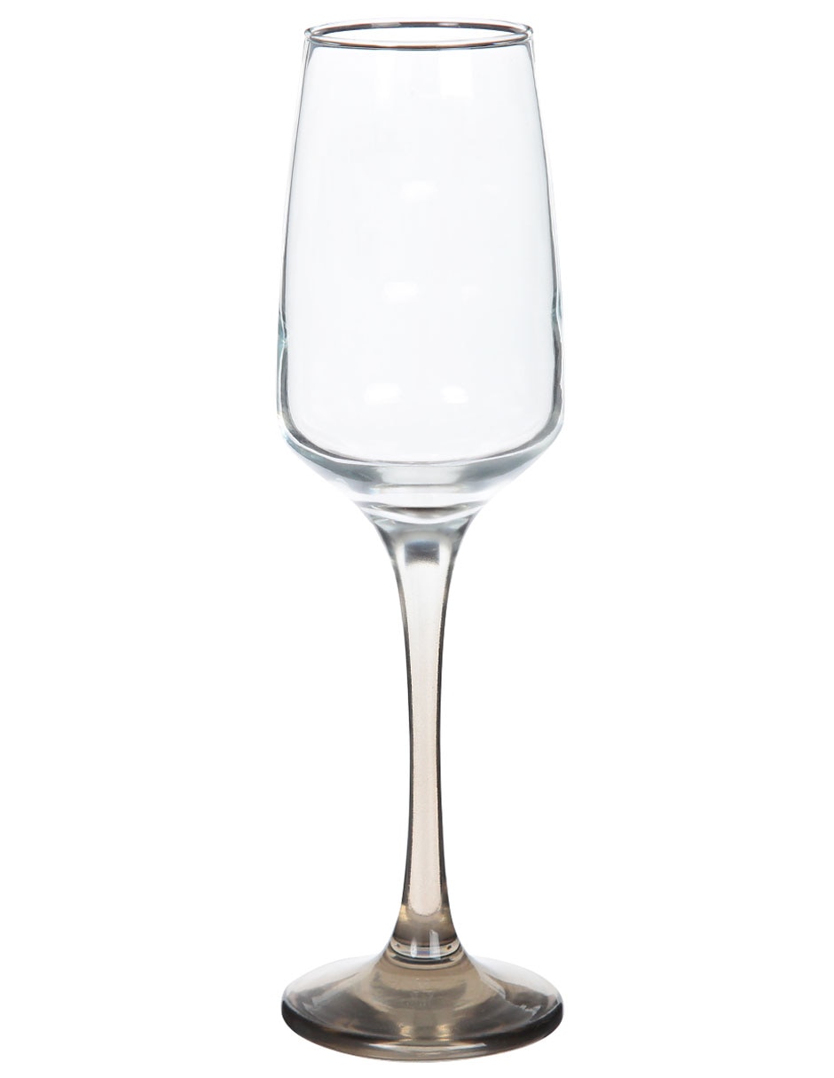 Copa flauta Chrome de vidrio Copa flauta Chrome de vidrio