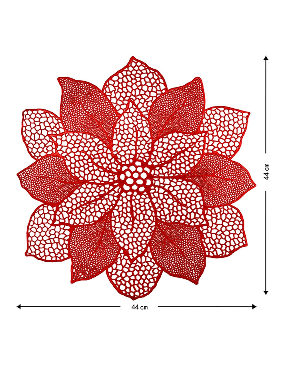 Mantel Poinsettia 5