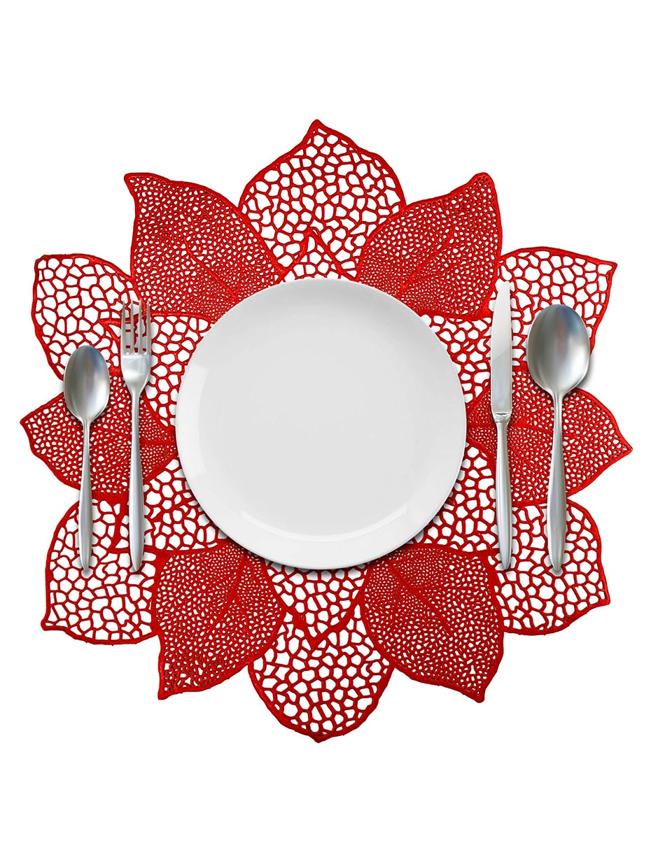 Mantel Poinsettia 2