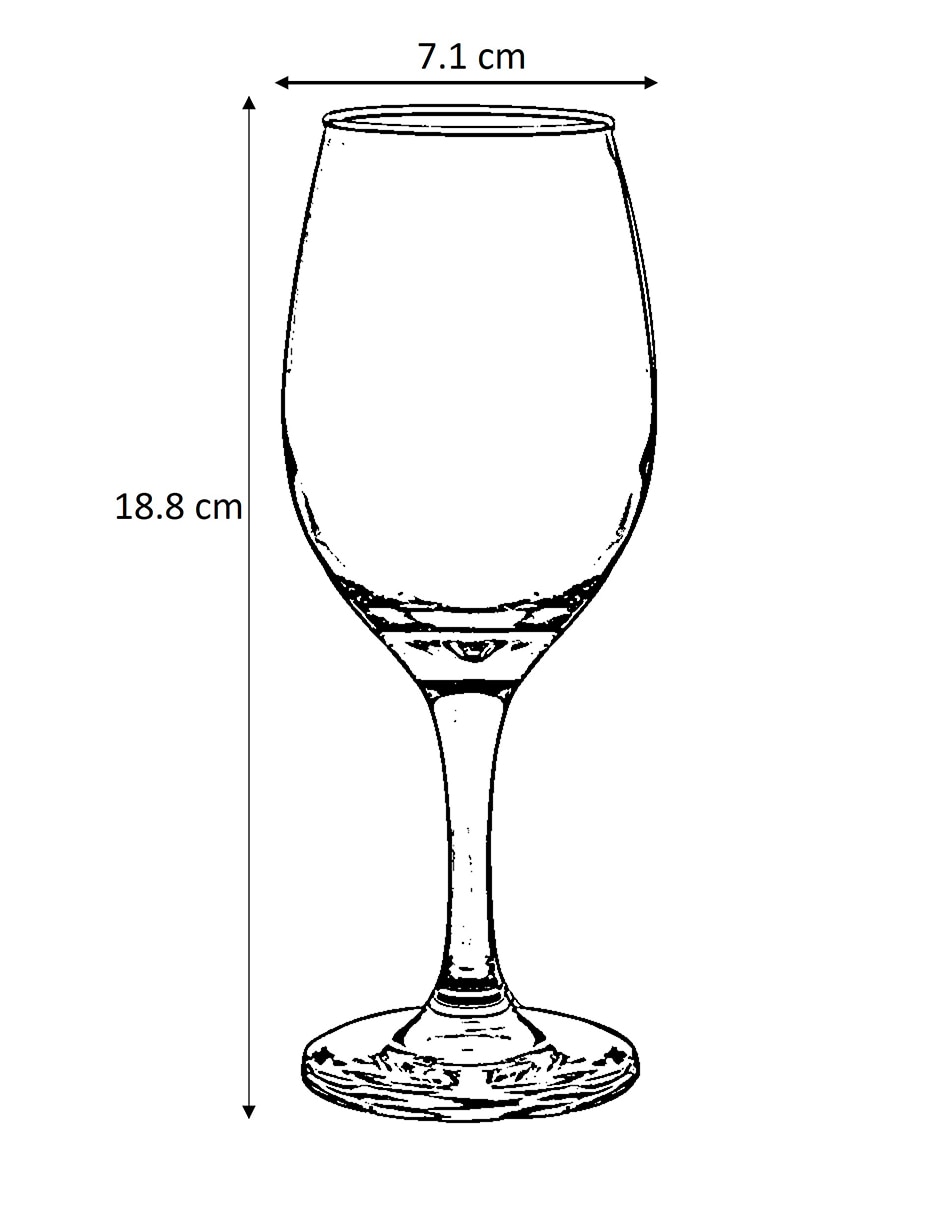 Copa para vino blanco Cristar Rioja de vidrio