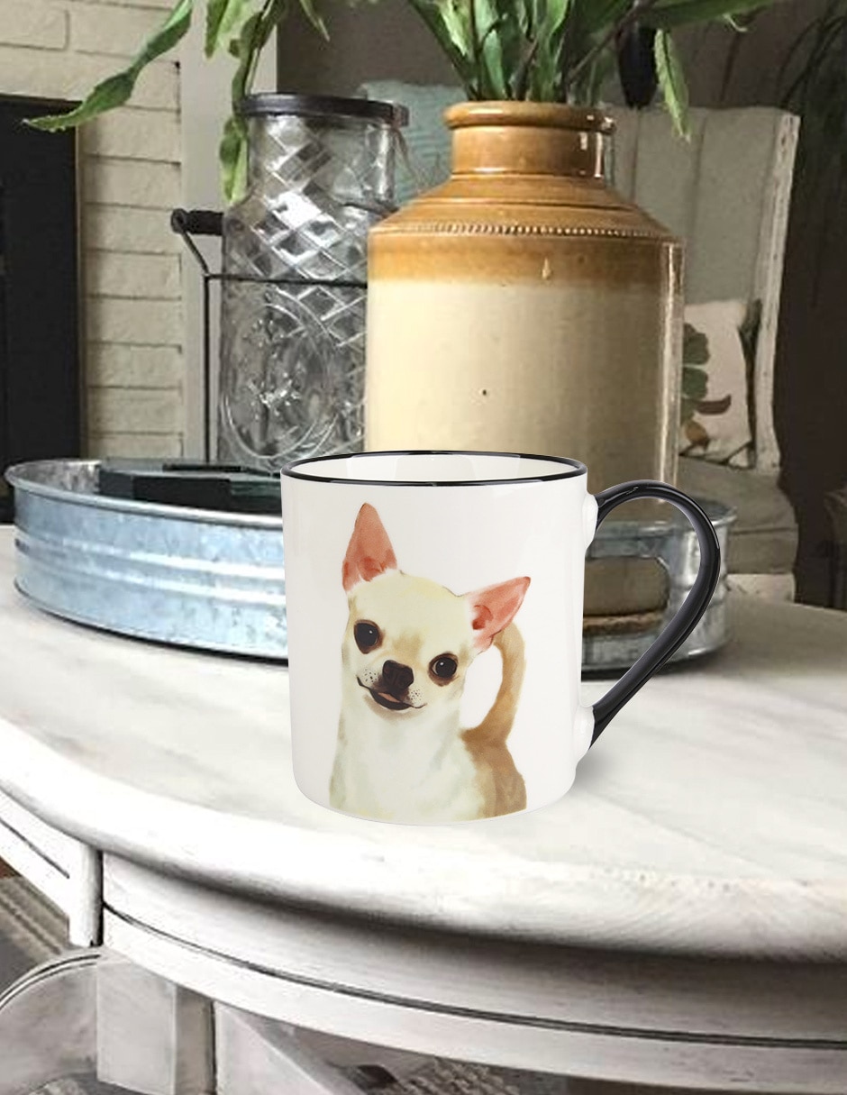 Taza cappuccino Chihuahua 6