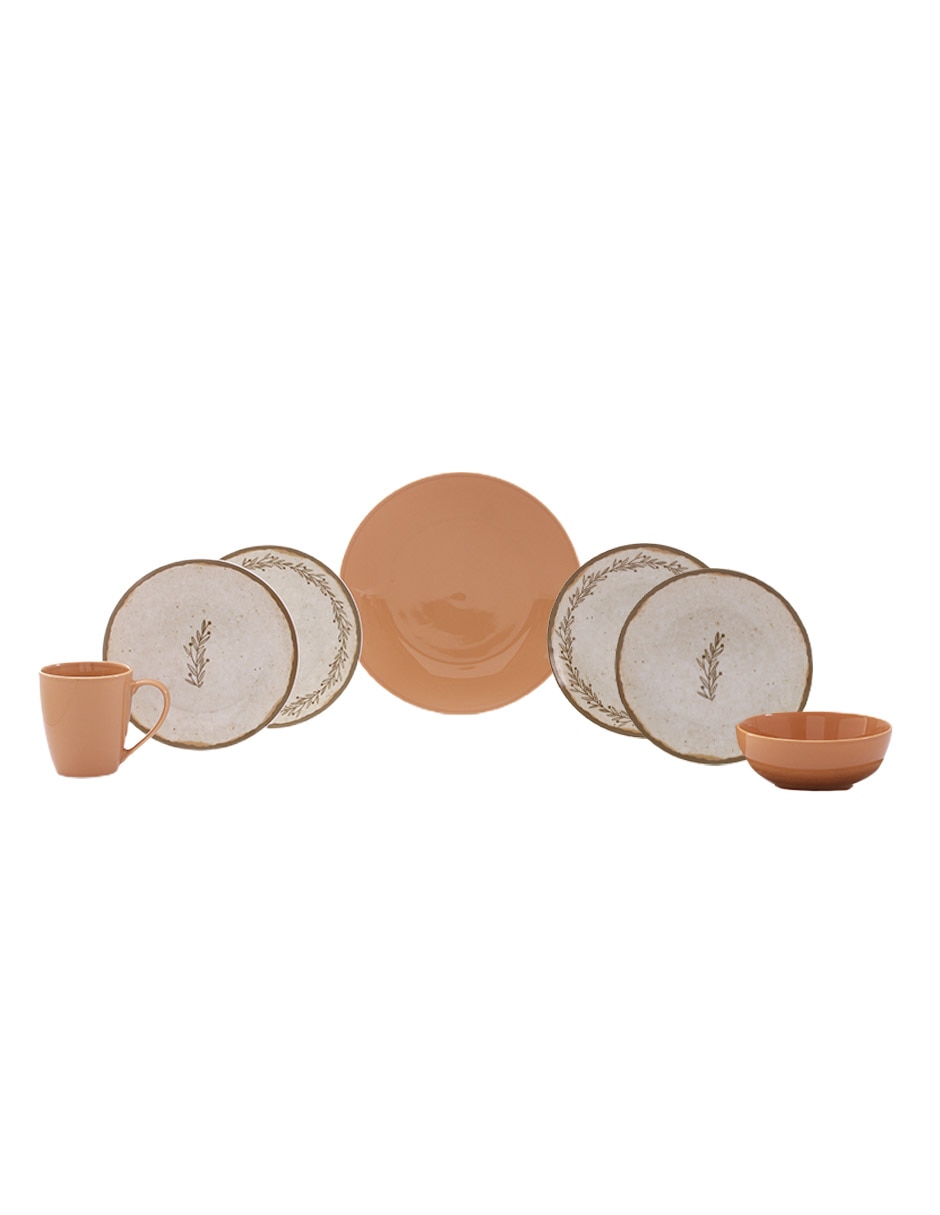 Vajilla cerrada Haus tulia de porcelana para 4 personas