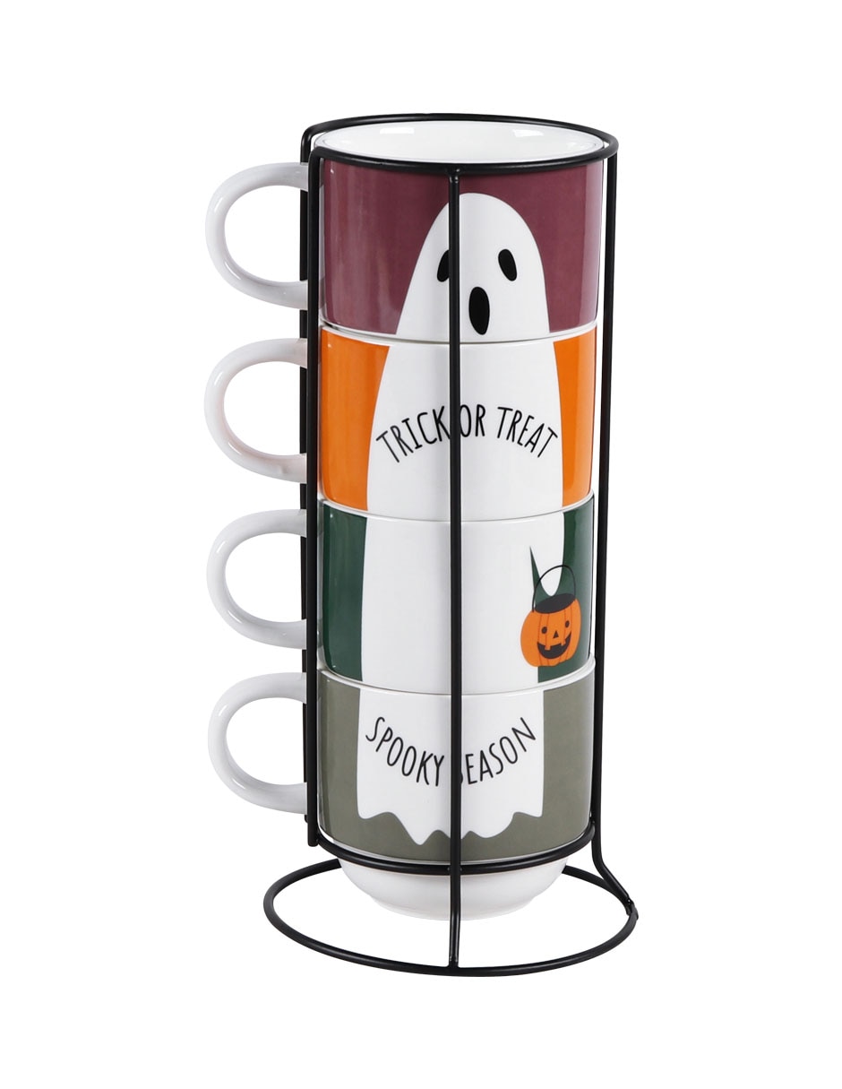 Porta tazas de acero 4 tazas 1