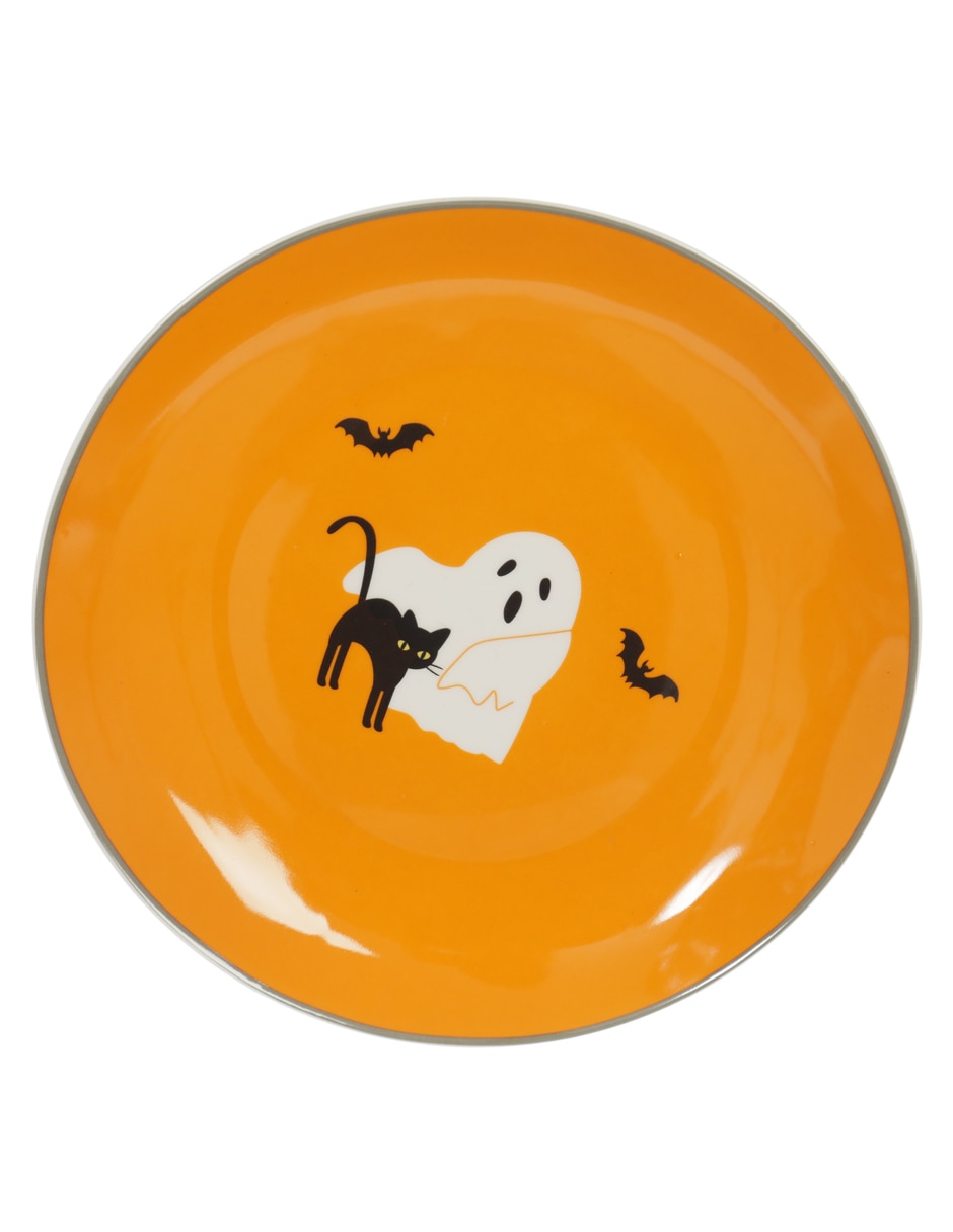 Set platos ensalada de halloween de cerámica 4 piezas 2