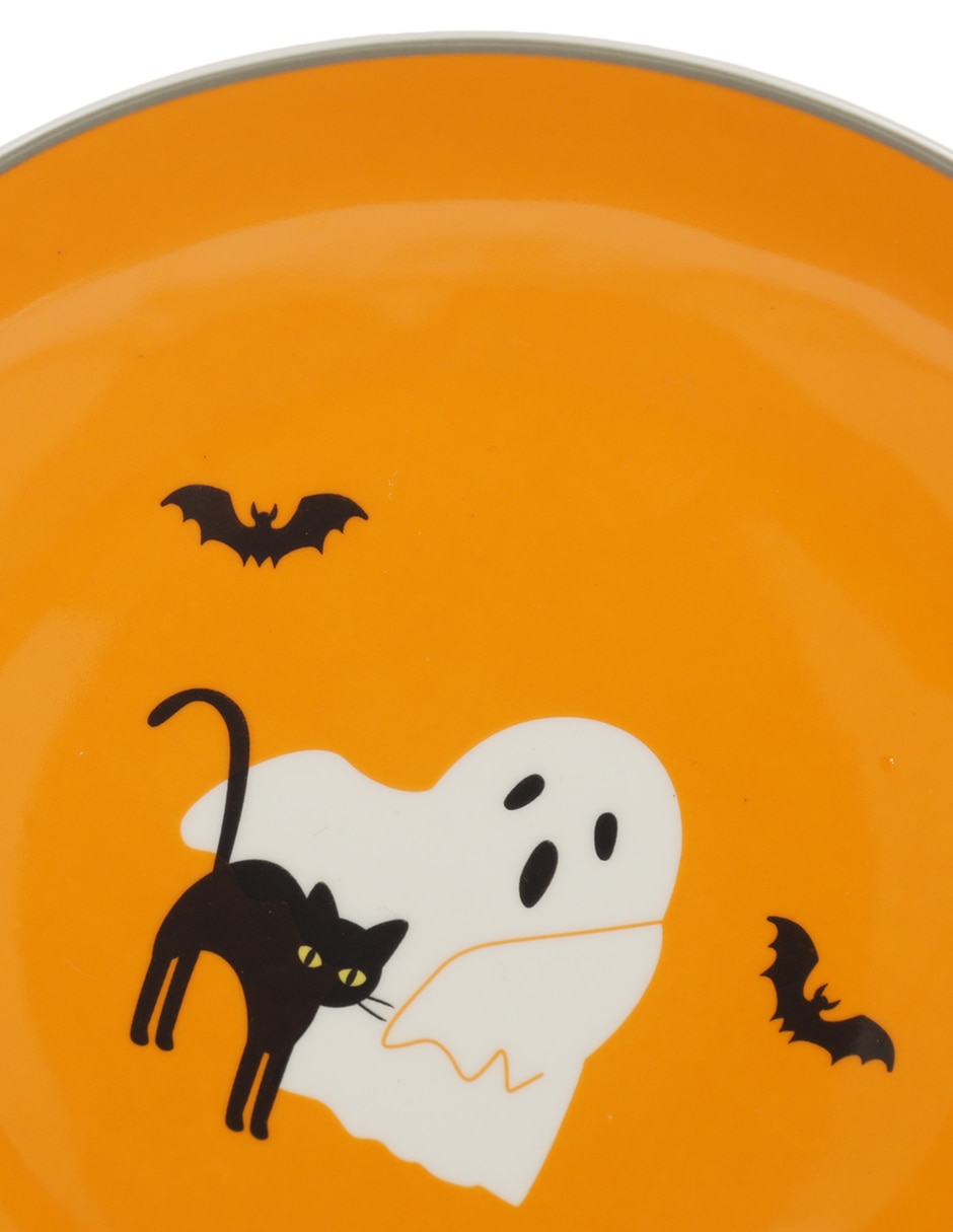 Set platos ensalada de halloween de cerámica 4 piezas
