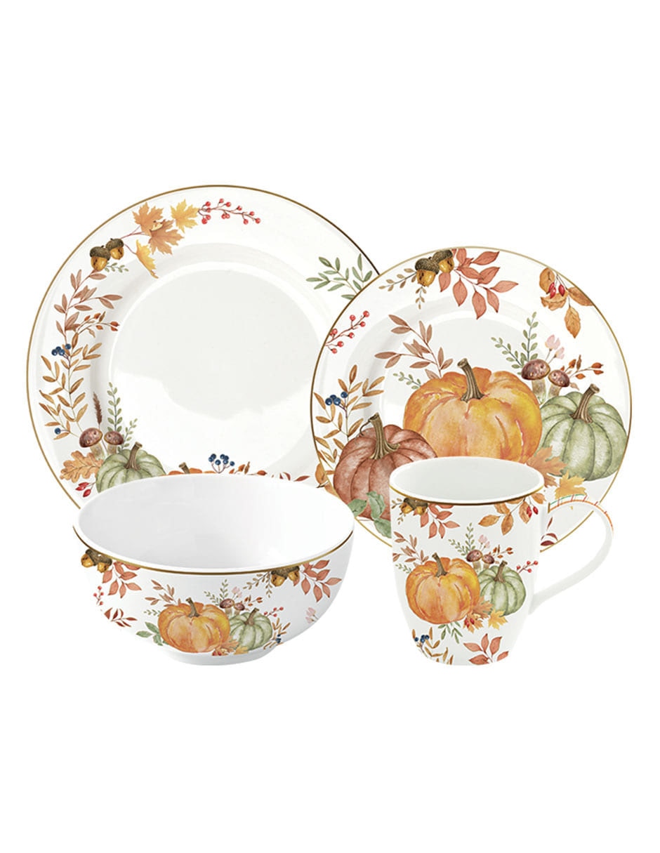 Bowl harvest de porcelana