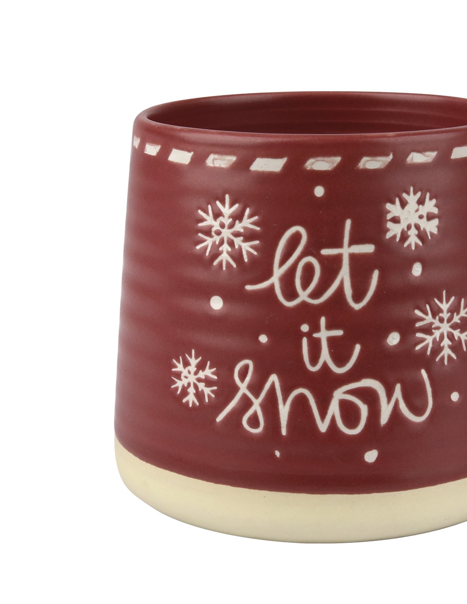 Set de tazas navideñas latte 3