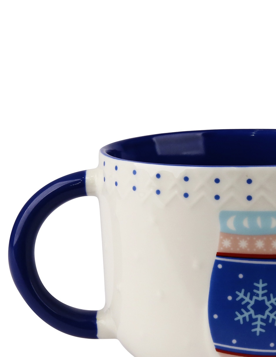Set de tazas navideñas latte 2