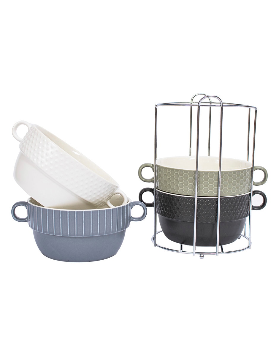 Set bowl Zolu 5 piezas de porcelana 2