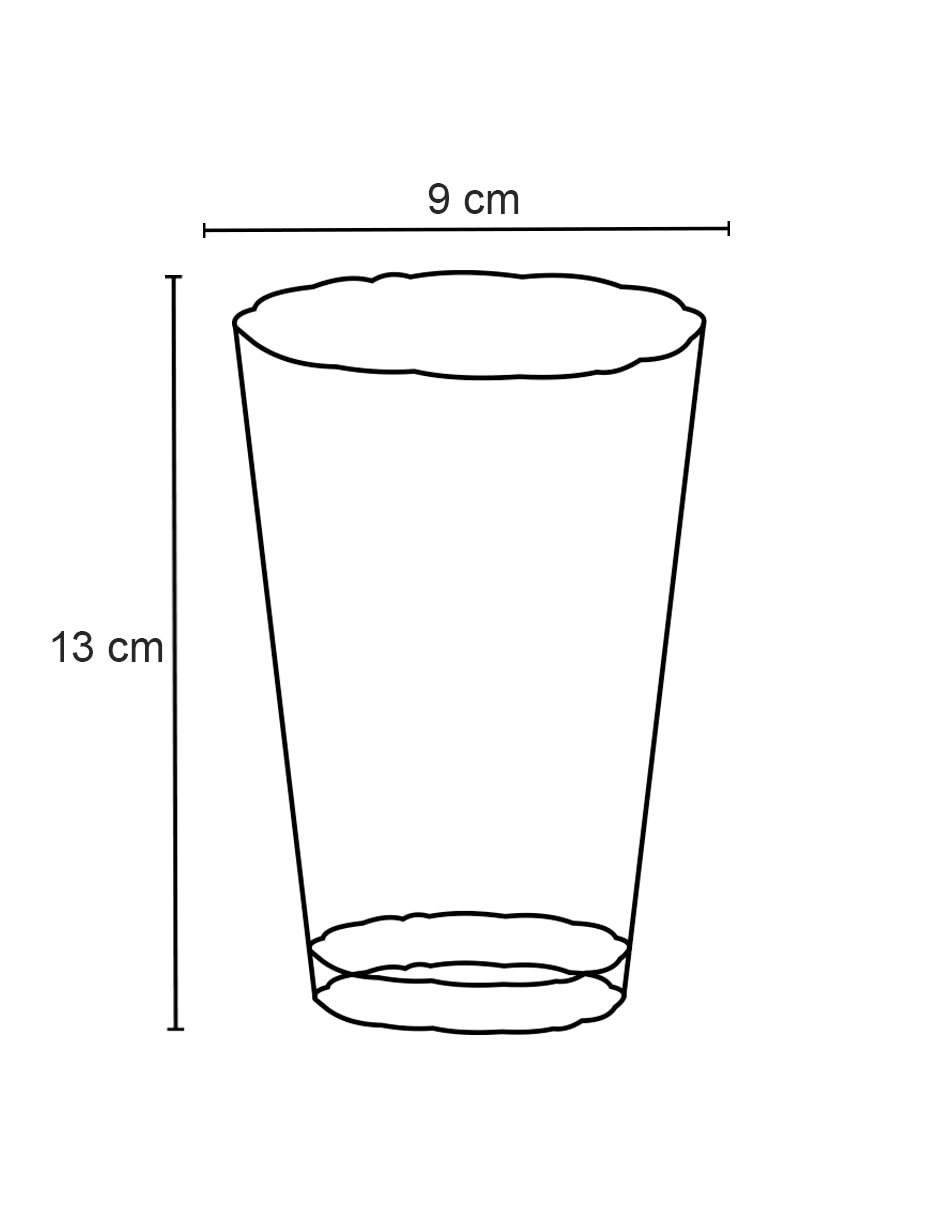 Vaso Doble Pack Lola de vidrio