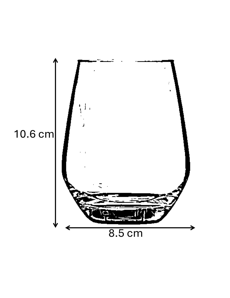 Set de vasos para agua Sicilia de vidrio con 18 piezas 4