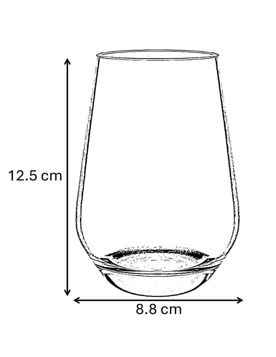 Set de vasos para agua Sicilia de vidrio con 18 piezas 5
