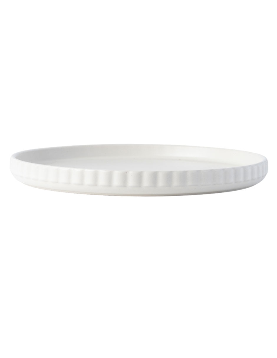 PLATO ENSALADA REDONDO C, 20 CM, CREMA