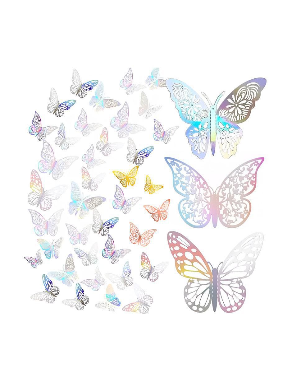 Figura decorativa de mariposa de metal 1