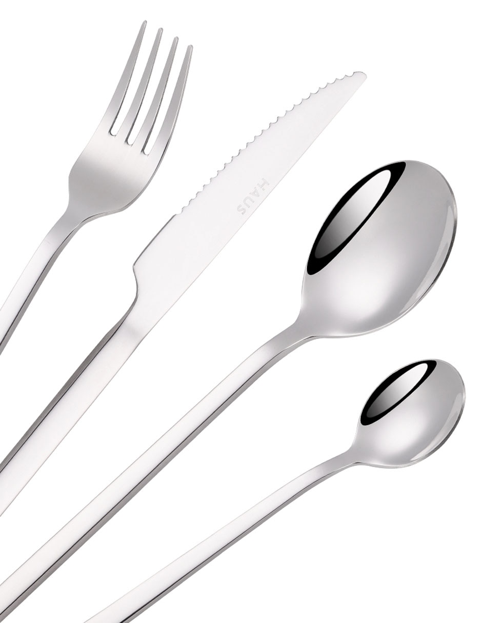Set cubiertos de acero inoxidable 16 piezas