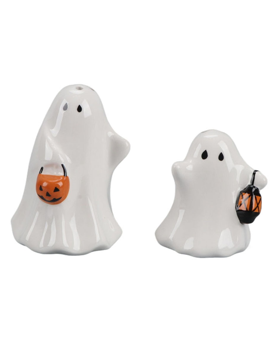Salero y pimentero de halloween
