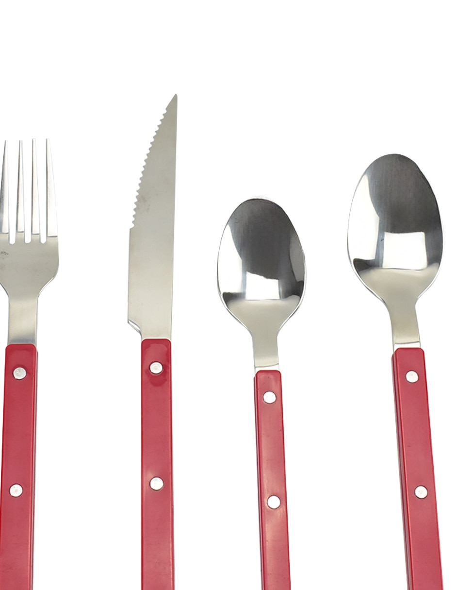 Set cubiertos de acero inoxidable 16 piezas 3