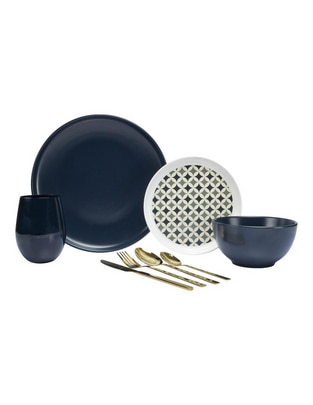 Vajilla cerrada Bluebell & Co. zenon de cerámica para 4 personas