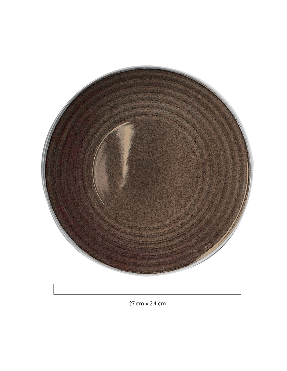 Plato trinche Haus Rustic de stoneware