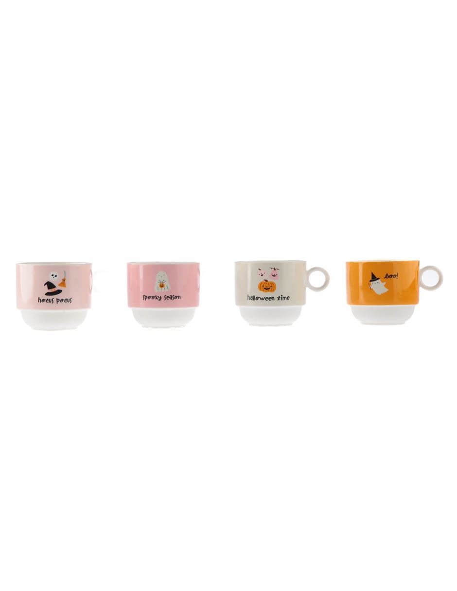 Set de tazas de Halloween americana Haus Cute 5 piezas