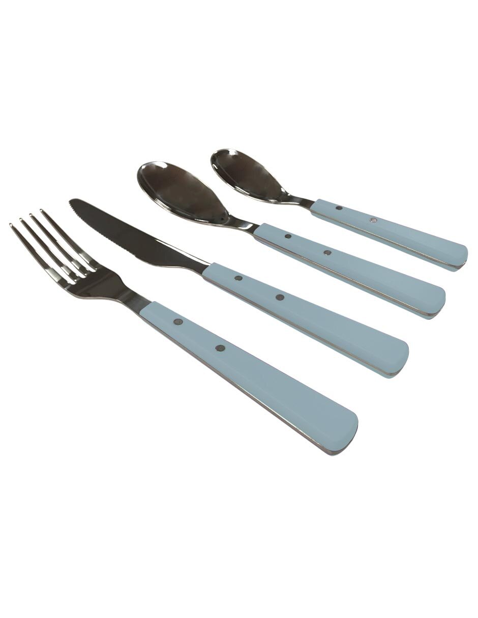Set cubiertos de acero inoxidable 16 piezas 2