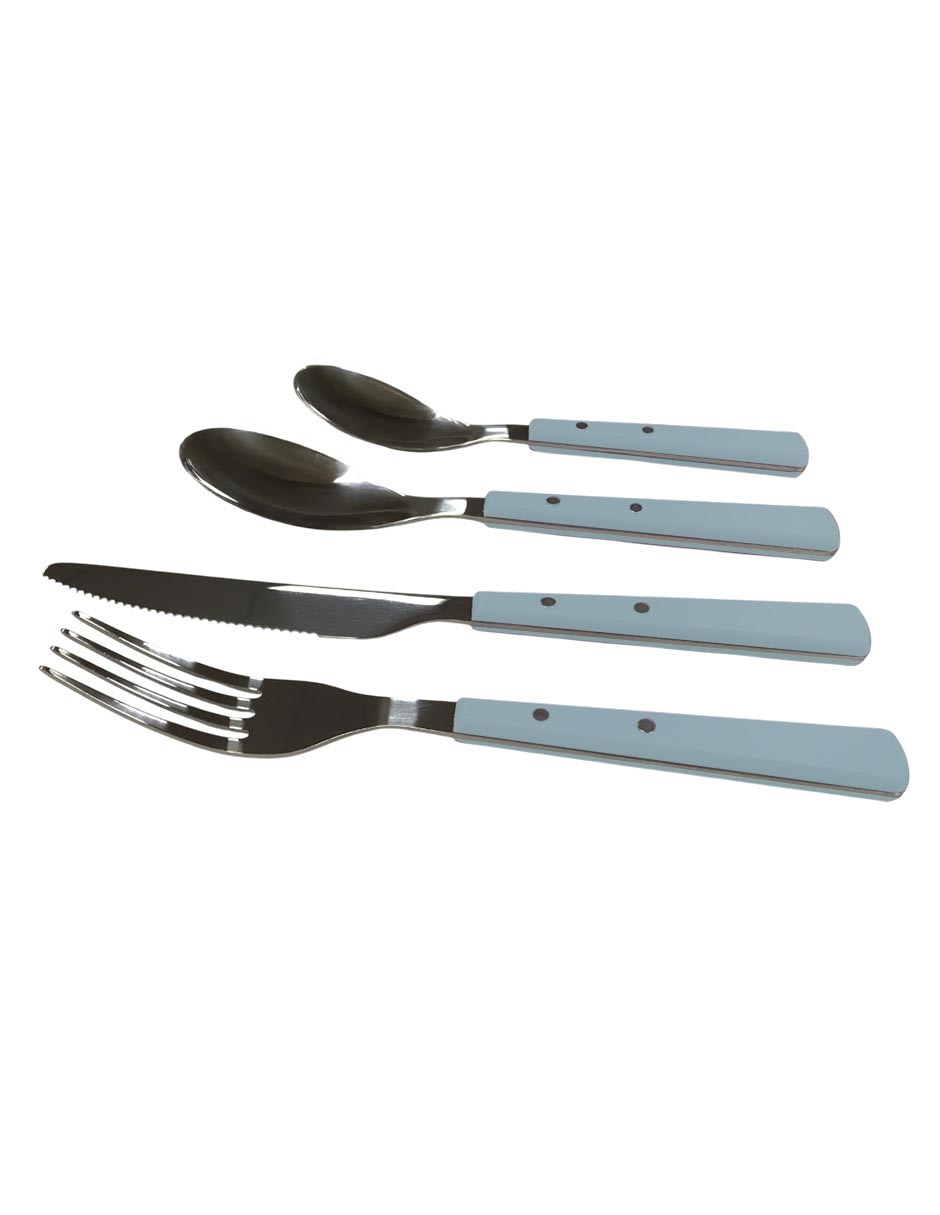 Set cubiertos de acero inoxidable 16 piezas 3