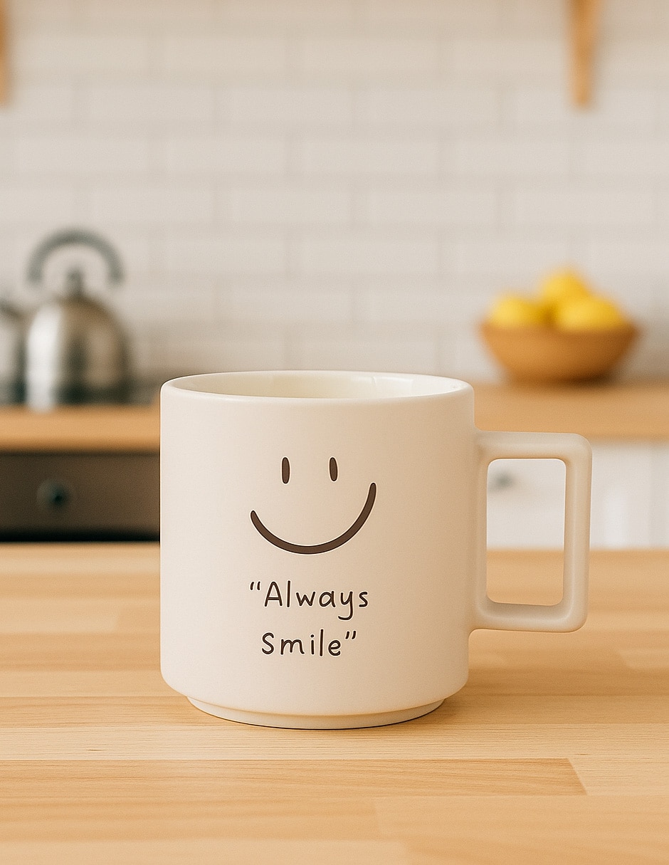 Taza latte Happy