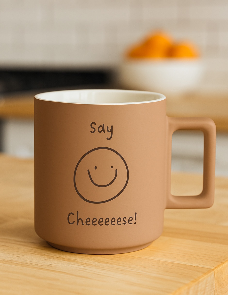 Taza latte Happy