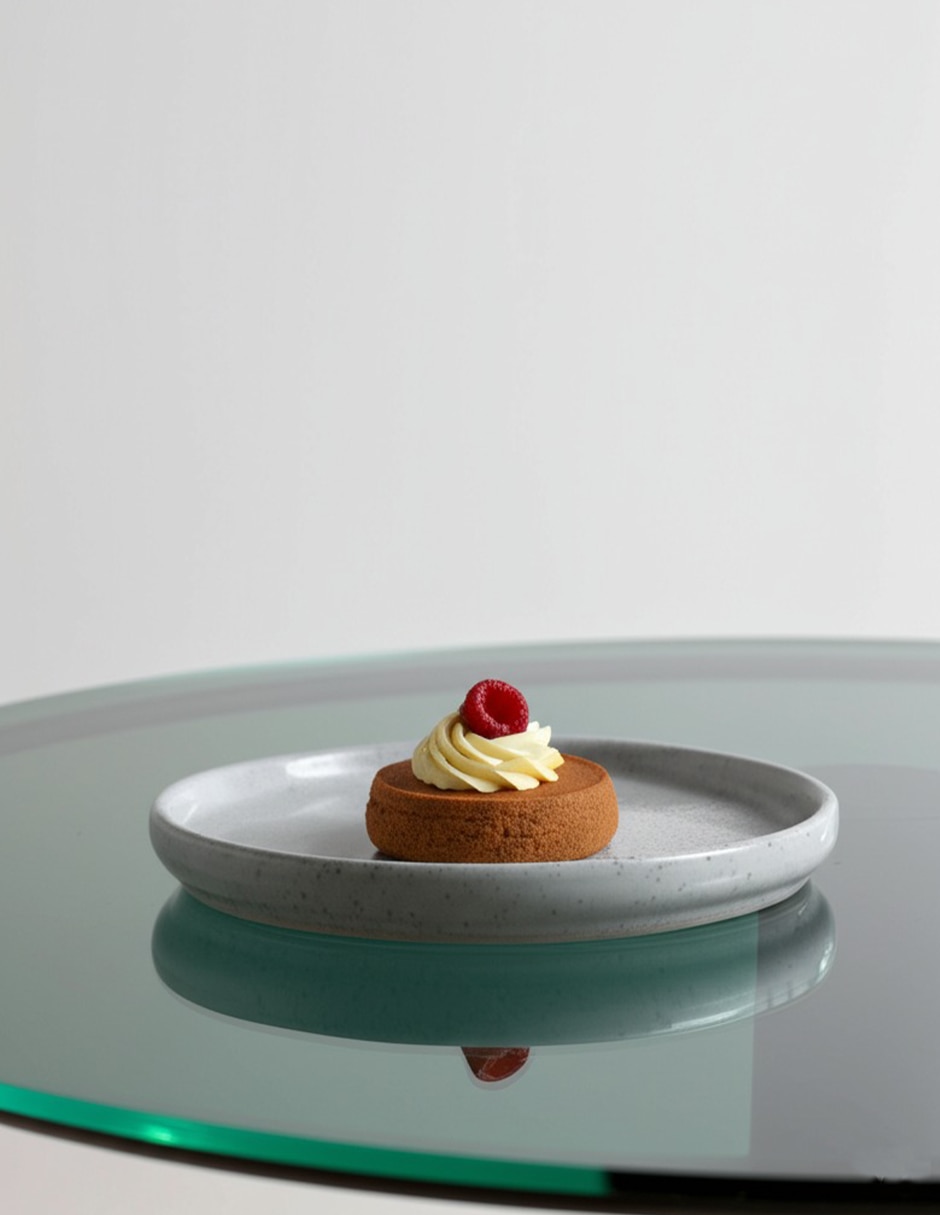 Plato postre Merida de cerámica 5