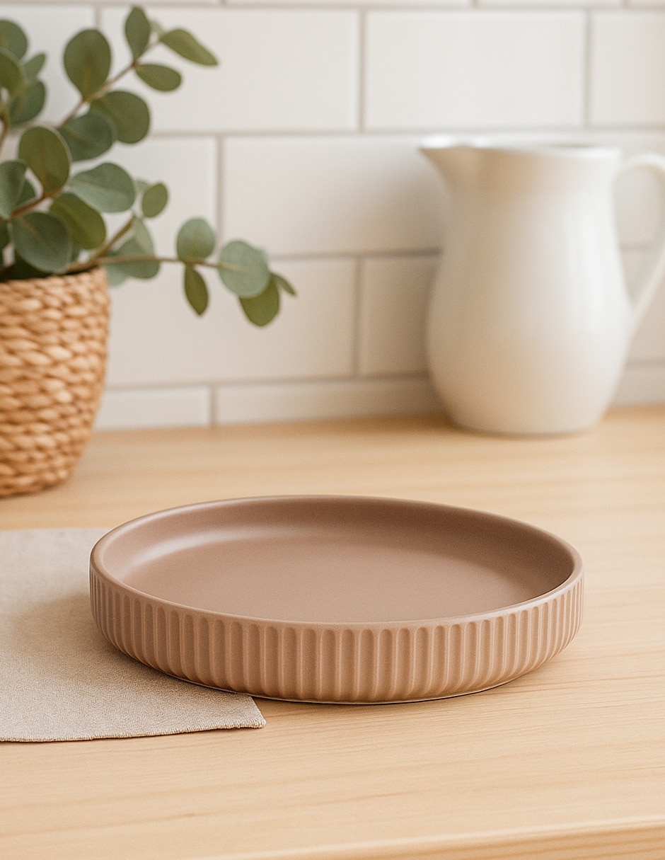 Plato trinche Bursa de stoneware 2