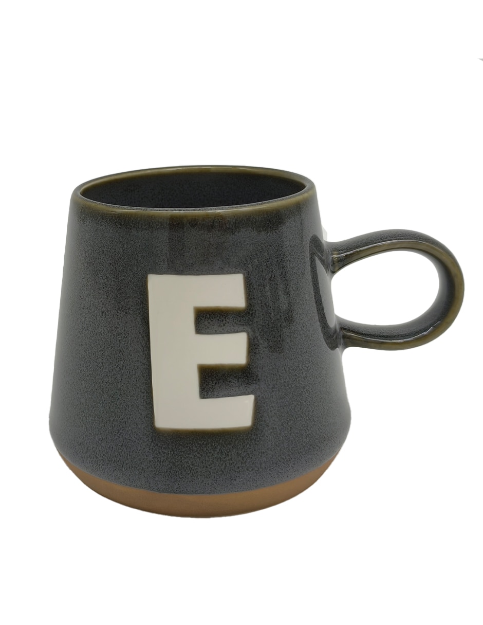 Taza americana Haus letra E