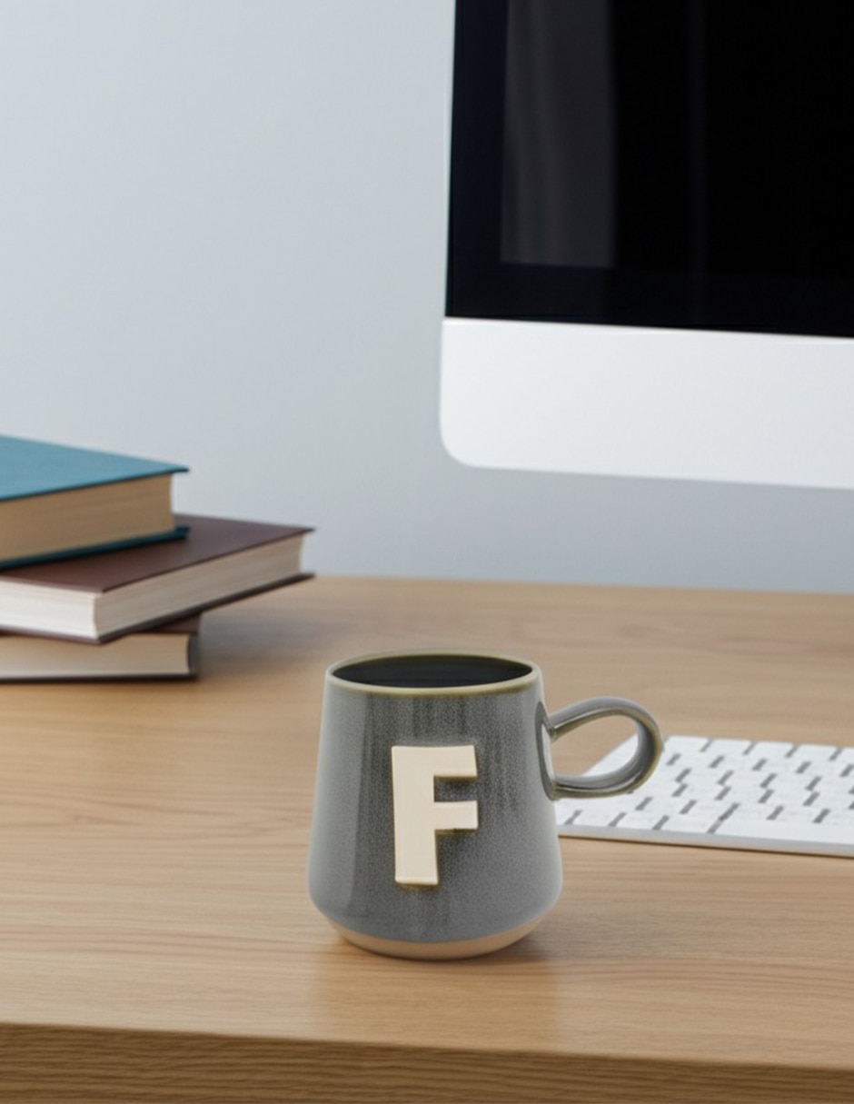 Taza americana Letras