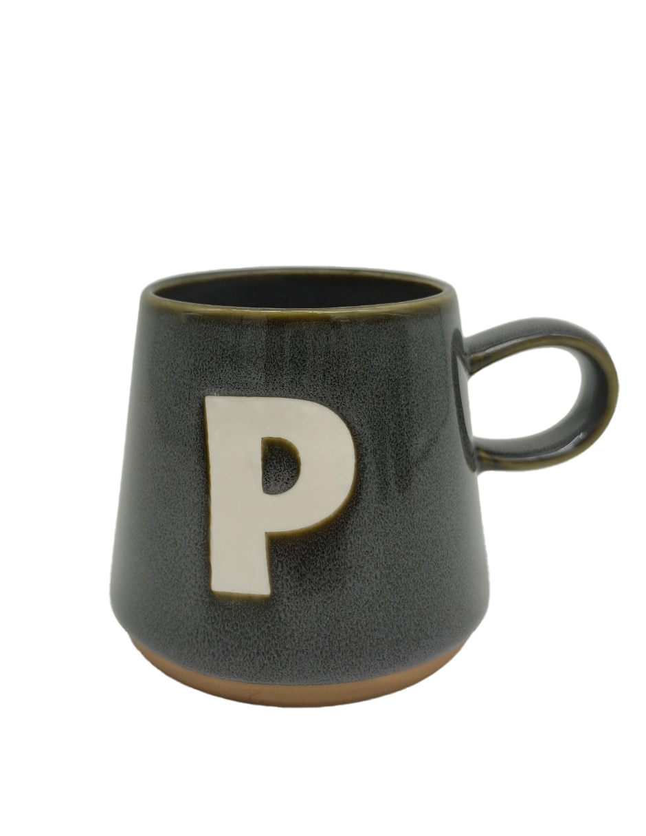 Taza americana Haus letra P