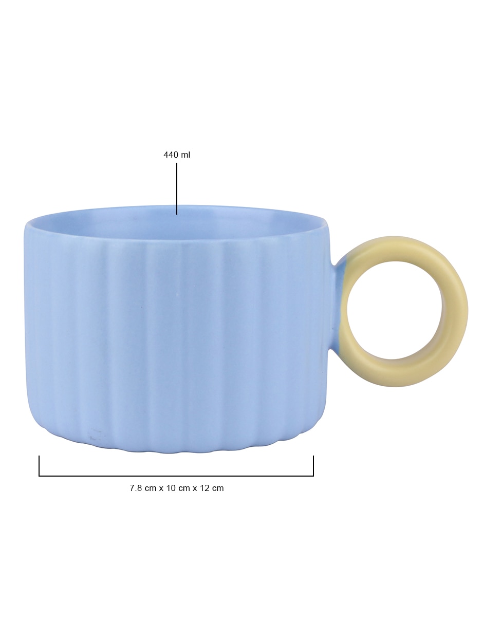 Taza latte Haus arcoiris