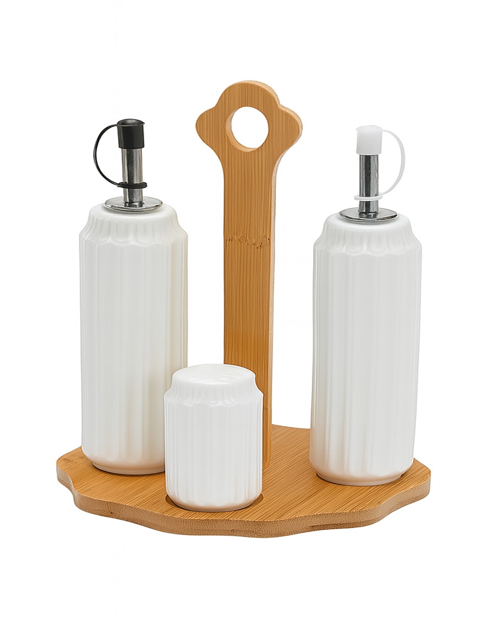 Set de aceite y vinagre Haus de porcelana