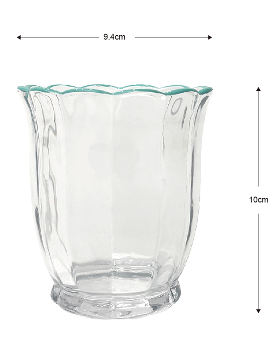 Vaso para agua Pascua de cristal 5