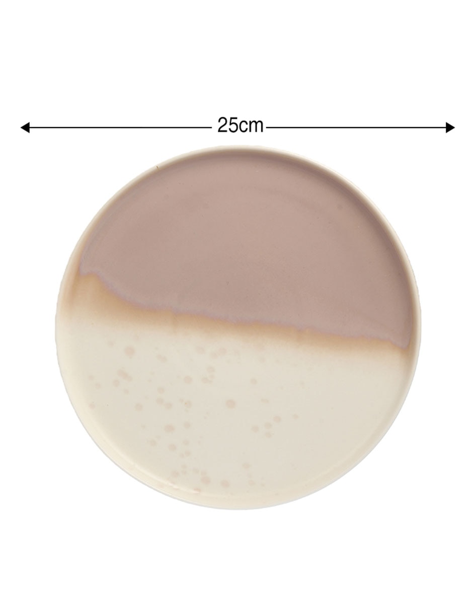 Plato trinche Haus Oasis Floral de porcelana
