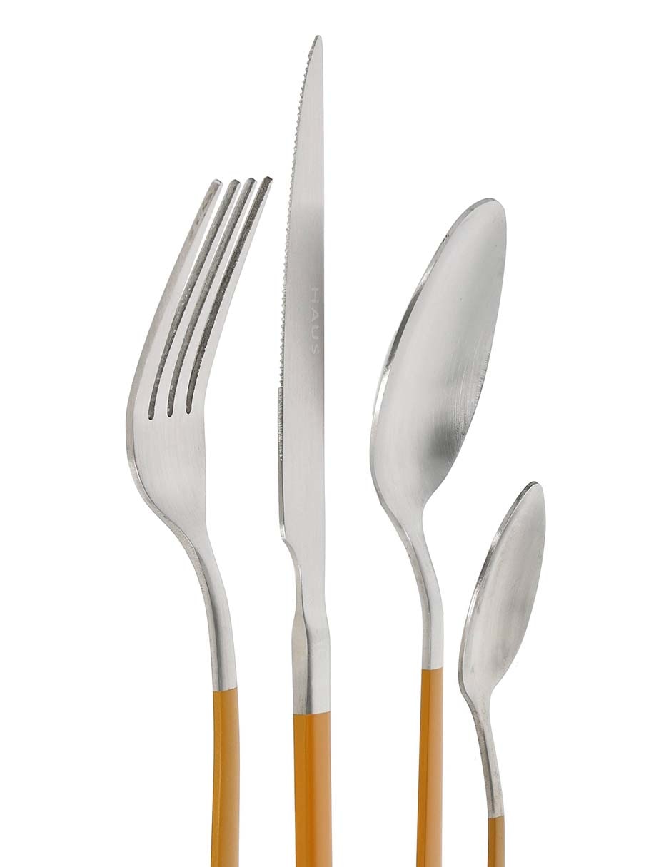 Set cubiertos de acero inoxidable 16 piezas 4