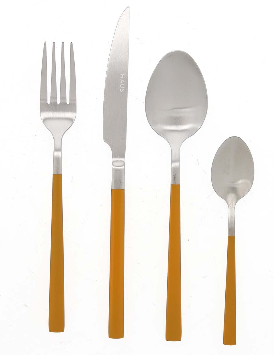 Set cubiertos de acero inoxidable 16 piezas