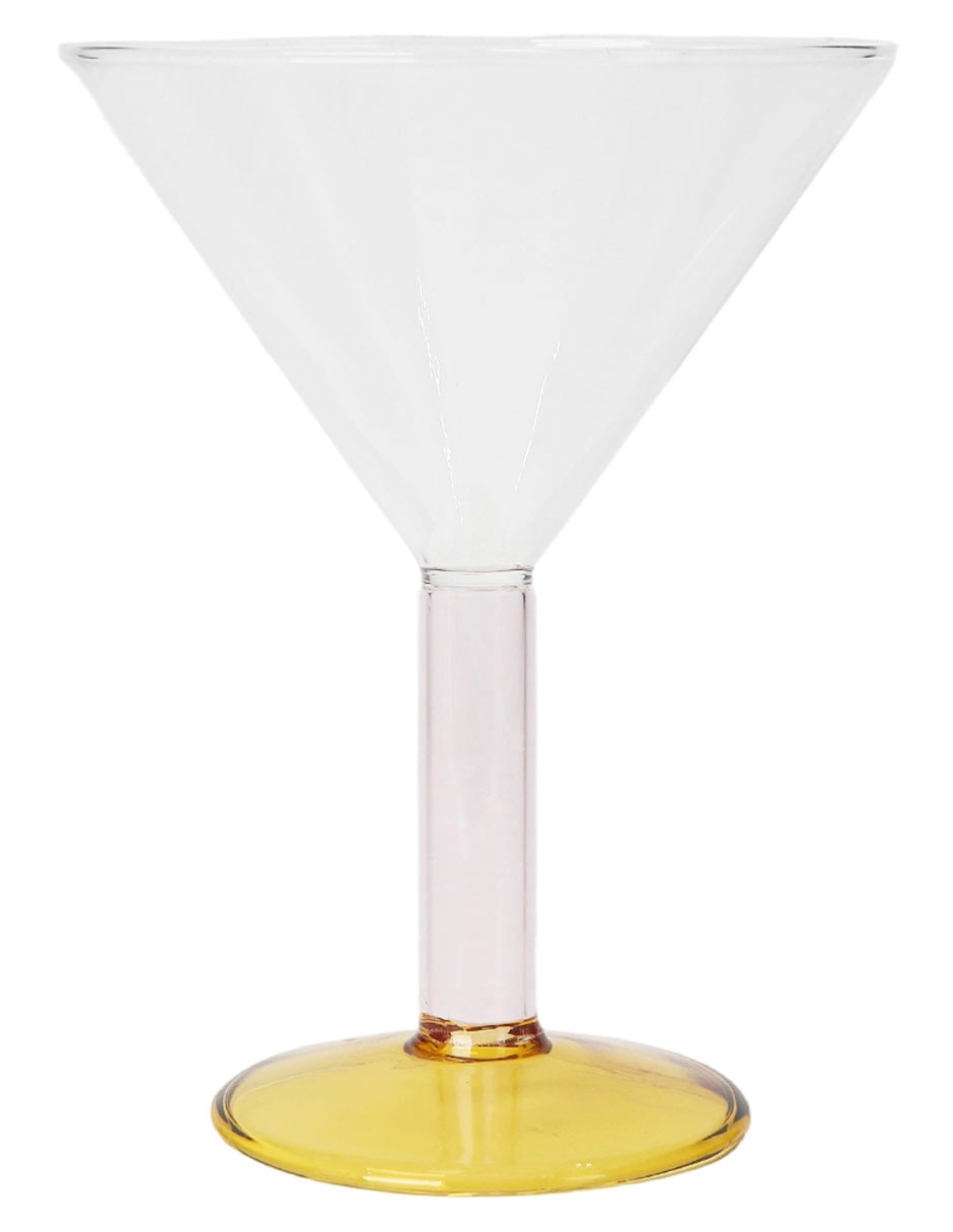 Copa para martini vitrolor de cristal