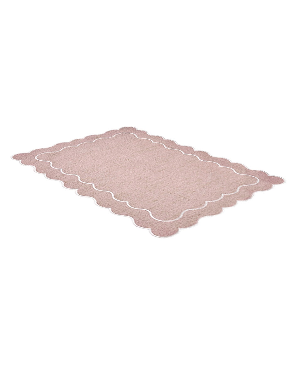 Mantel individual rectangular de poliéster Valentines