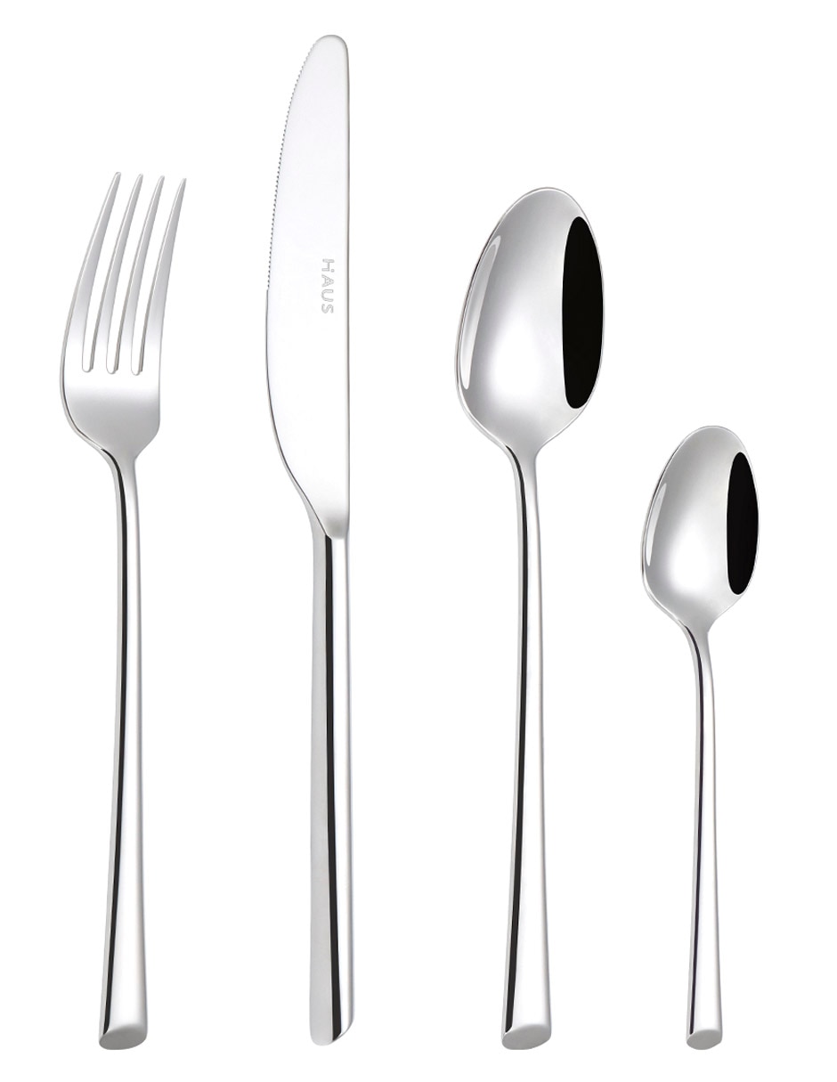 Set cubiertos Haus de acero inoxidable 16 piezas